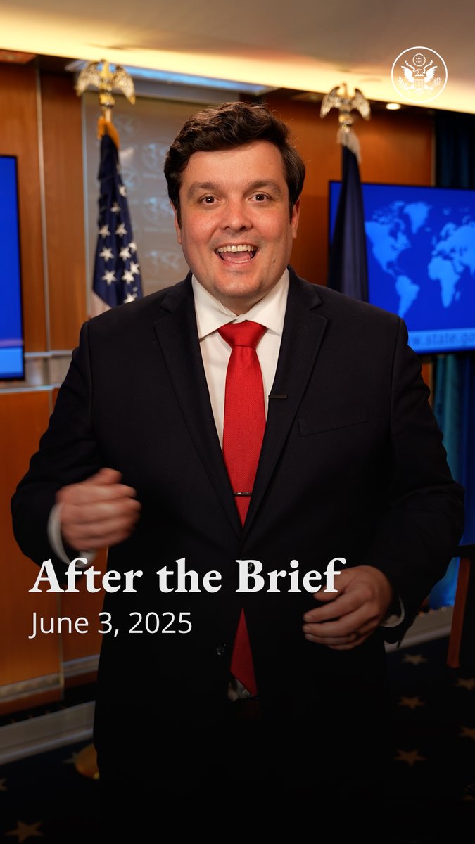 Today’s takeaway “After the Brief:” President Donald J. Trump and Secretary Marco Rubio are delivering for the American people.