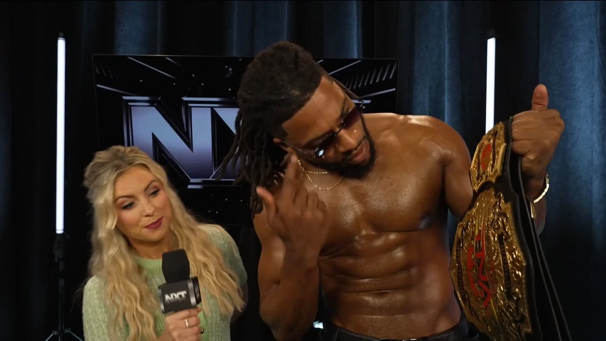 "I know what's best for TNA, and that's Trick-NA!" Trick Williams doesn't plan on losing that TNA Wrestling World Championship any time soon... #WWENXT