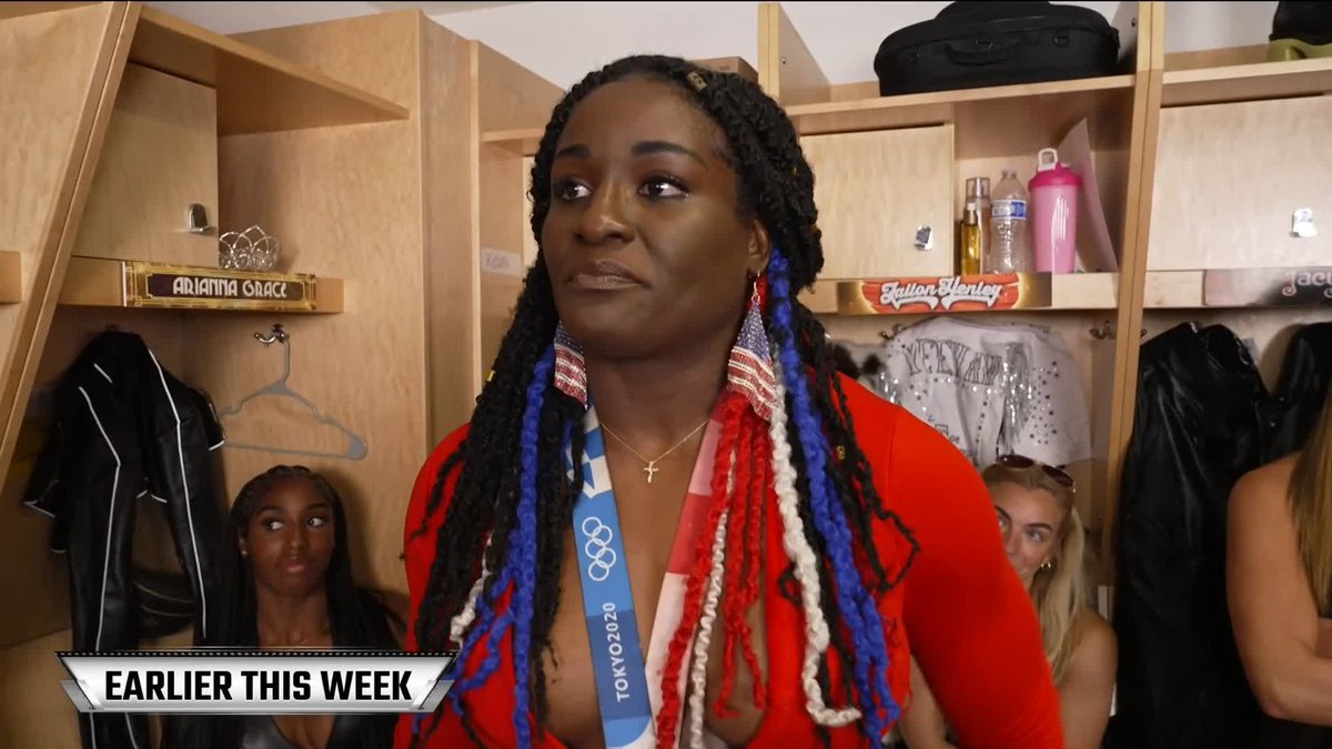 Welcome to Tuesday nights 😅 Tyra Mae Steele is already finding herself some enemies in the locker room... 👀 Arianna Grace Tamyra Mensah Stock (Tyra Mae Steele WWE) #WWENXT