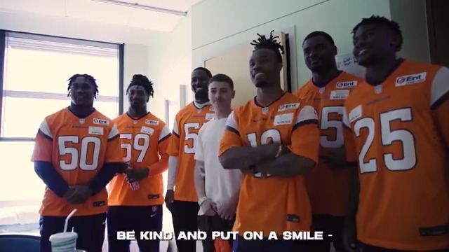 “I want to be that inspiration to not only brighten people’s days but [also] motivate them.” Our rookies spent some time Monday sharing smiles at Children's Hospital Colorado 😄