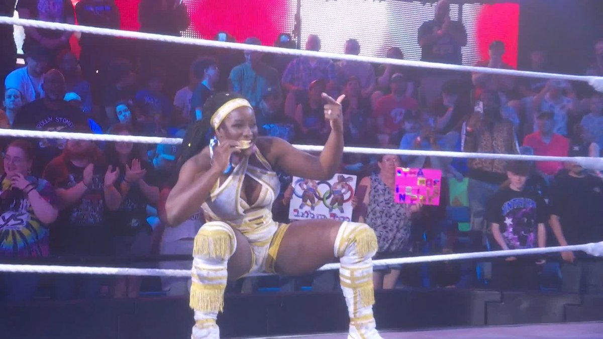 Tyra Mae Steele is here and ready to take over! 😤 Tamyra Mensah Stock #WWENXT