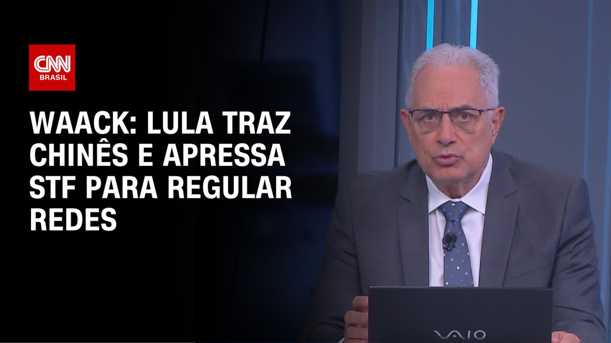 Waack: Lula traz chinês e apressa STF para regular redes; assista #WW