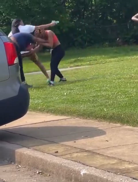 She got shot in the chest!!😳 (different angle)