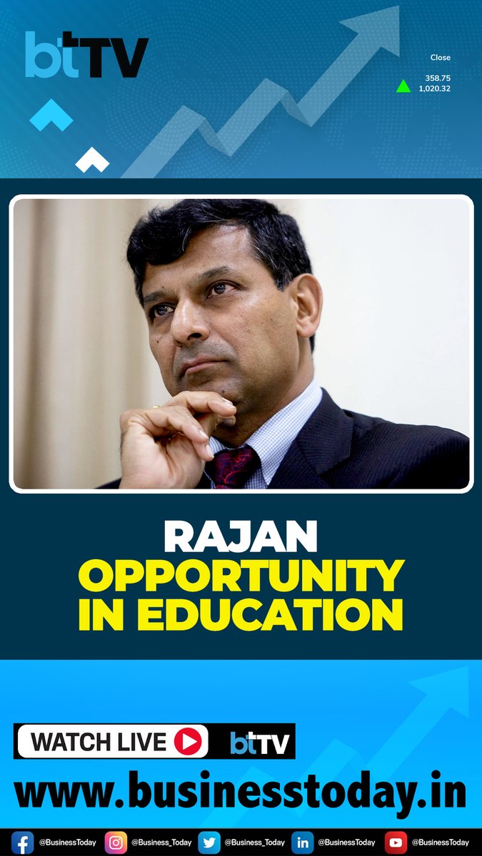 Raghuram Rajan: Crackdown on foreign students in US could create opportunity in India Watch: | #BusinessToday #RaghuramRajan #US #ForeignStudents #IndianEducation #EducationSector #USVisaPolicy Rajdeep Sardesai