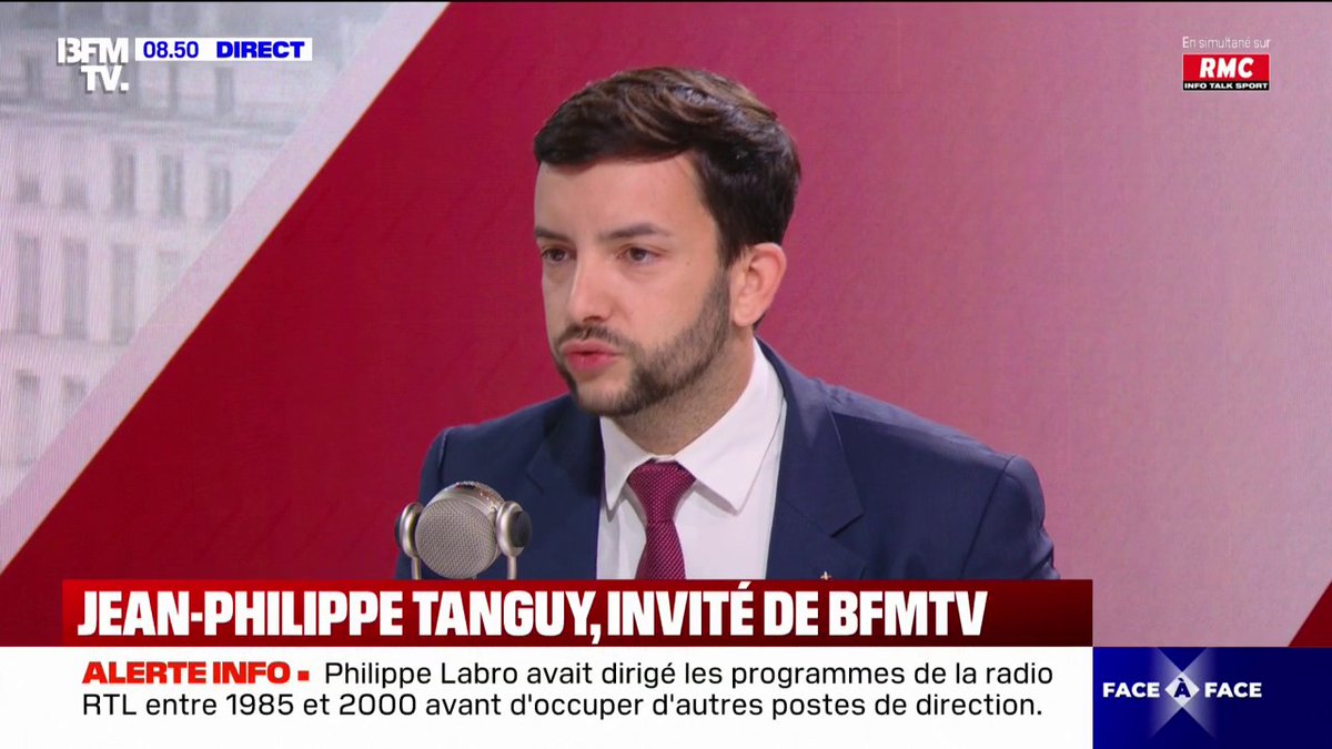 "Bruno Retailleau c'est tout pour sa gueule, rien pour les Français": Jean-Philippe Tanguy réagit à la possible démission du ministre de l'Intérieur en cas de projet de loi sur la proportionnelle