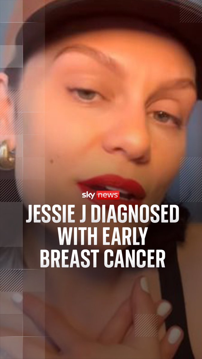 In an Instagram video, 37-year-old singer Jessie J revealed she’s been diagnosed with early-stage breast cancer. She says she’s been “in and out of tests” and is now preparing to undergo surgery.