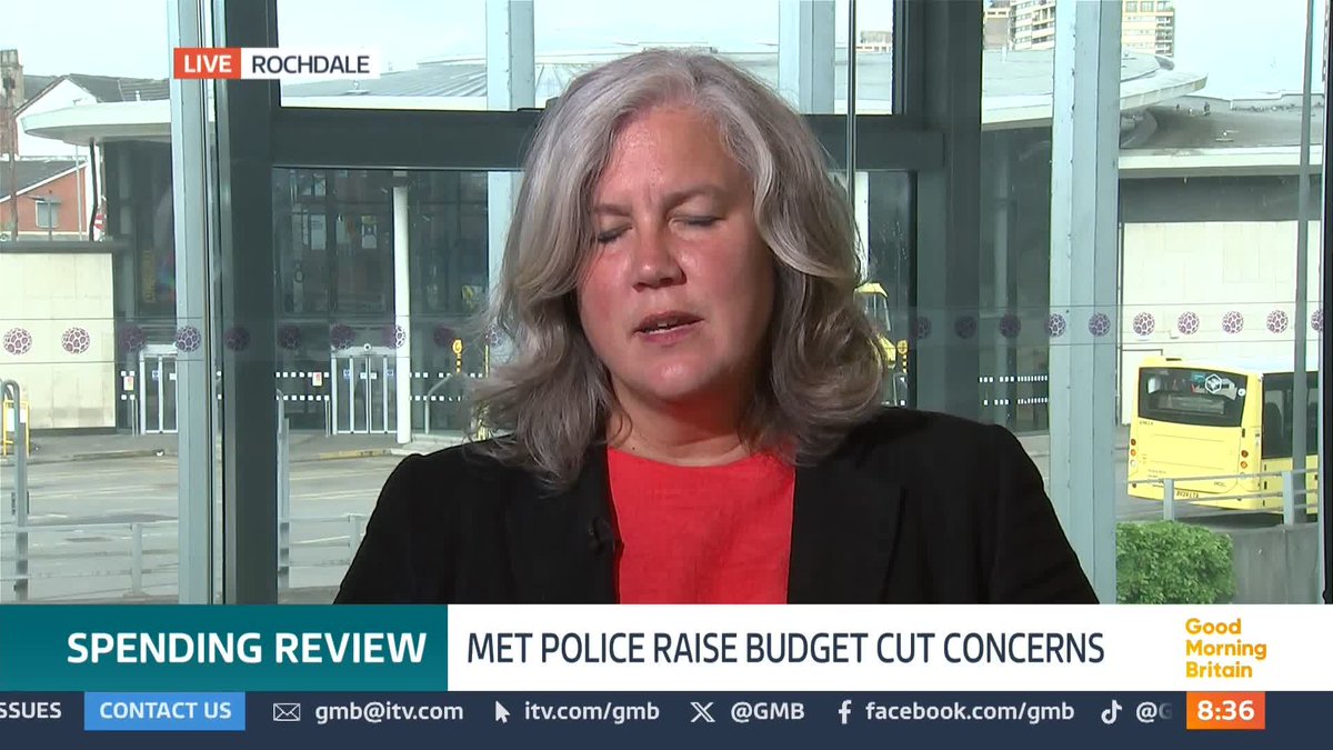 'People need to feel safe, don't they?' @Susannareid100 challenges Transport Secretary Heidi Alexander about Sir Mark Rowley's warning about the impact of government budget cuts on frontline policing.