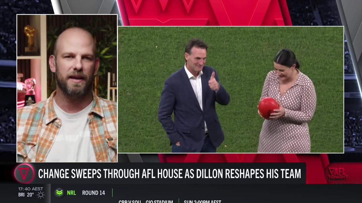 .Will Schofield responds to the "really sad" possibility the Tasmania Devils footy team could fall over amid political drama. 📺 Watch #AFLTonight LIVE on ch.500 or stream on Kayo