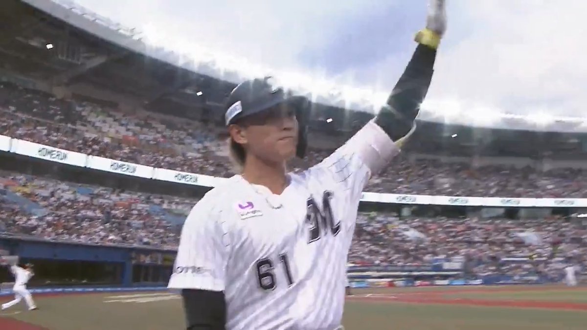 いきなり魅せた！ 千葉ロッテ #山本大斗 選手の今シーズン第4号先制ソロホームラン‼🔥 #chibalotte #日本生命セ・パ交流戦2025 #交流戦 #セ・パ交流戦 👇ライブ配信はこちら