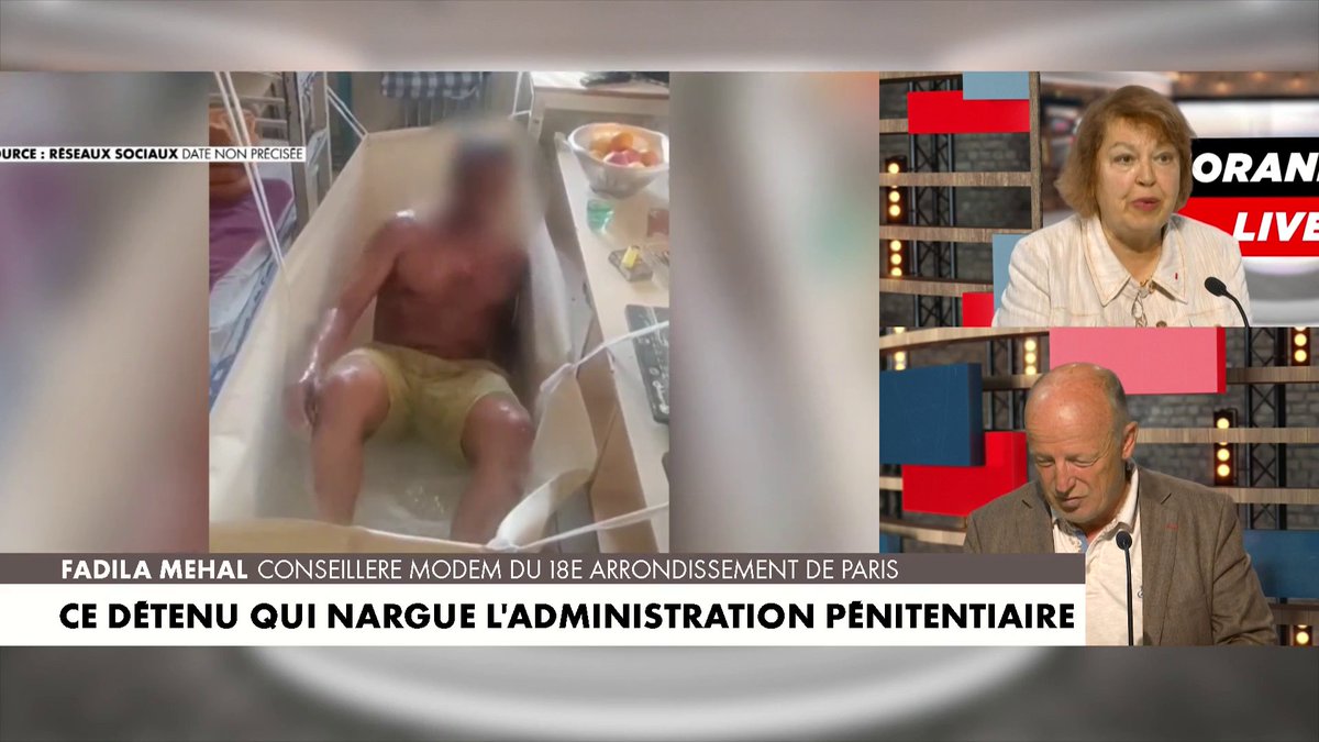 Alors qu'un détenu nargue l'administration pénitentiaire sur les réseaux sociaux, l'ancien instructeur au Raid Bruno Pomart et la conseillère MoDem Fadila Mehal s'accordent à dire que «la prison, c'est le Club Med», dans #MorandiniLive