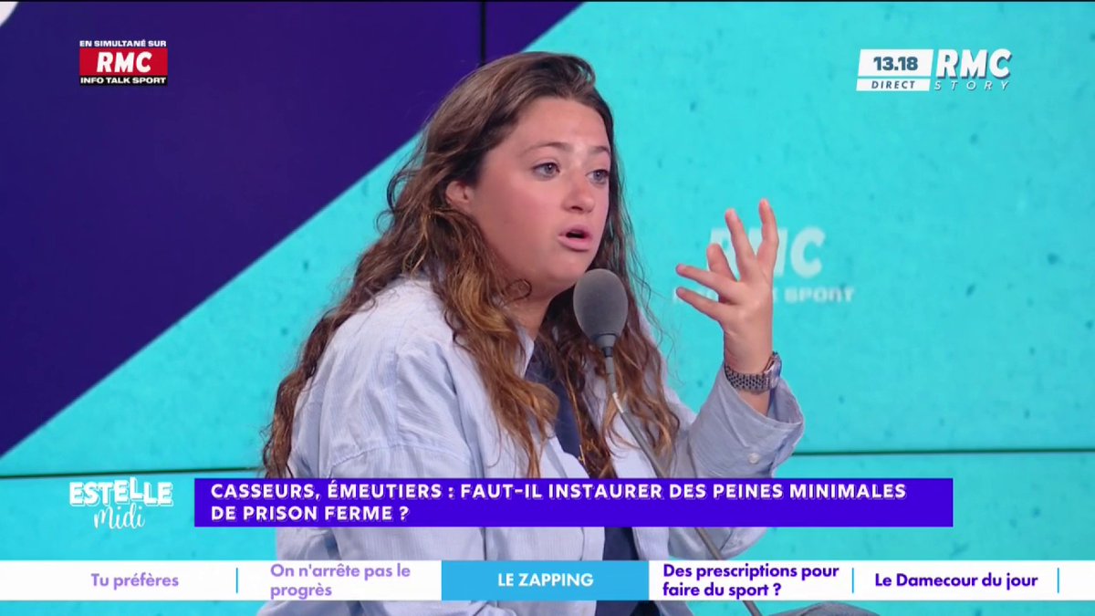 ⚽ Victoire du PSG/Casseurs 🎙️ Elise Goldfarb : "Je me suis promenée dans la rue samedi soir, je n'ai vu que des hommes ! Est-ce que vous avez vu une femme casser quelque chose ? Comment on a éduqué les hommes ?!" 🎙️ Daniel Riolo : "Tu racontes n'importe quoi !" #EstelleMidi