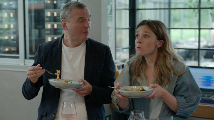 Get a first look at Bridgerton's Claudia Jessie in the new season of Somebody Feed Phil! Premiering June 18.