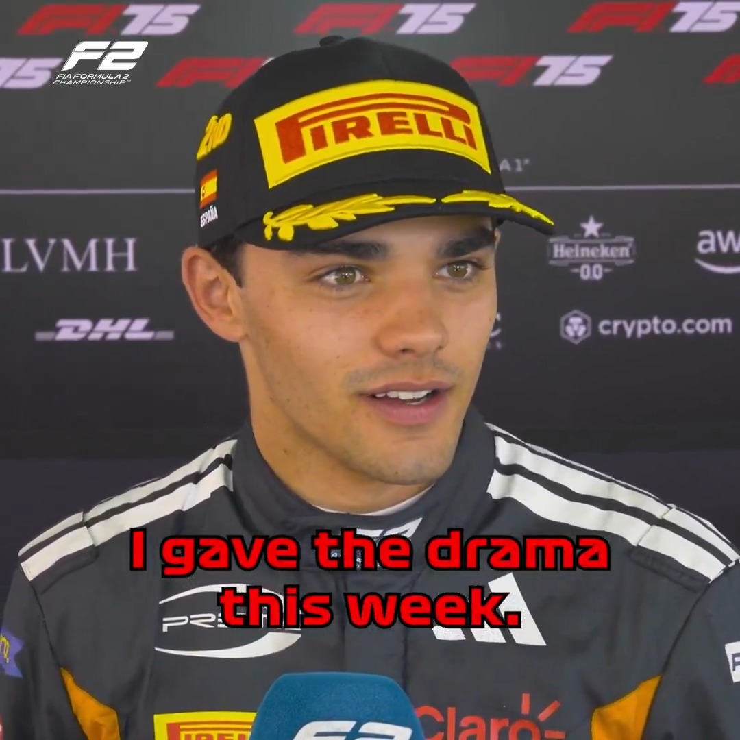 Seb didn't want to talk about the drama that unfolded in Barcelona, so it looks like we'll have to wait for Chasing the Dream, where our cameras captured it all 👀📹 Chasing the Dream, Season 7, Episode 6, coming soon 🍿 #F2 #SpanishGP
