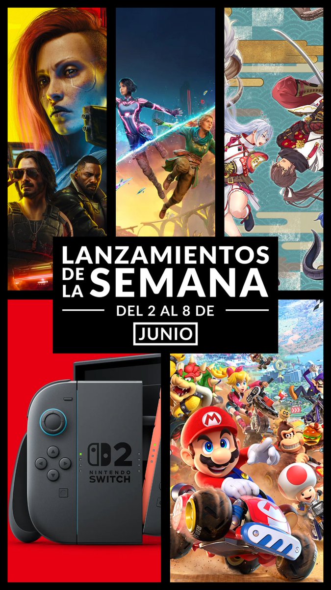 Ha llegado LA SEMANA: Nintendo Switch 2 ya está a puntito de salir, y en GAME vas a poder hacerte con un montón de juegos para estrenar tu consola por todo lo alto, ¿te lo vas a perder? 😏