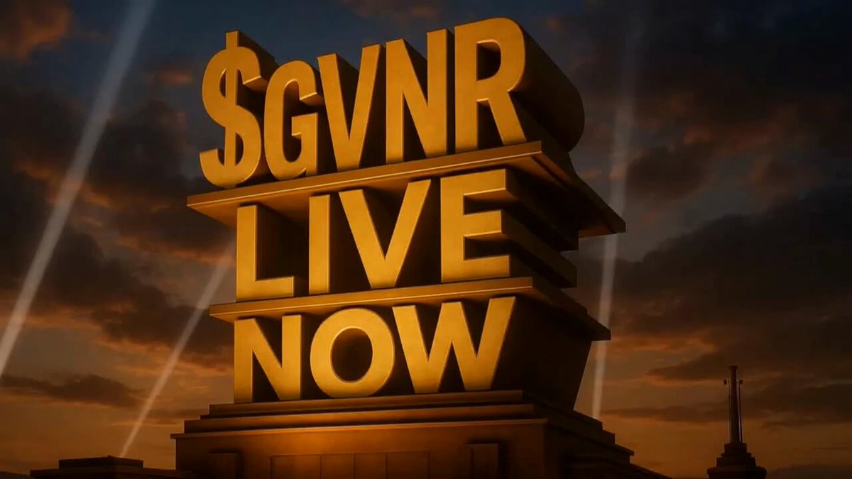 🟩 THE $GVNR REPUBLIC SALE IS NOW LIVE 🟩 No more waiting. No more wondering. This is the moment we’ve been building towards. The protocol reshaping cross-chain governance is going public, and you’re invited to shape the future. Fix fragmentation Fuel utility Govern DeFi This sale is happening in ONE place: 🟩 Republic via Reg D 🟩 This is first-come, first-served... DON'T MISS OUT!!! Join the sale: Disclosure: