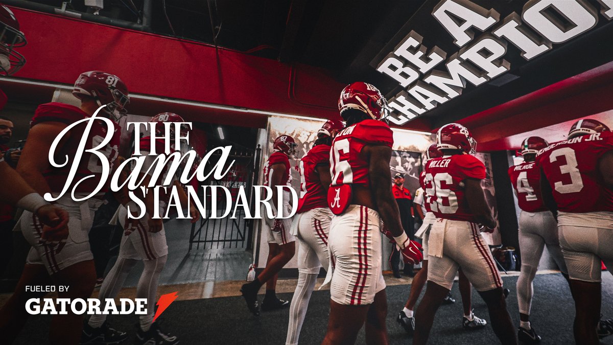 New Year. Same Bama Standard. Catch Season 2 of The Bama Standard on Thursdays in June. #RollTide | Gatorade