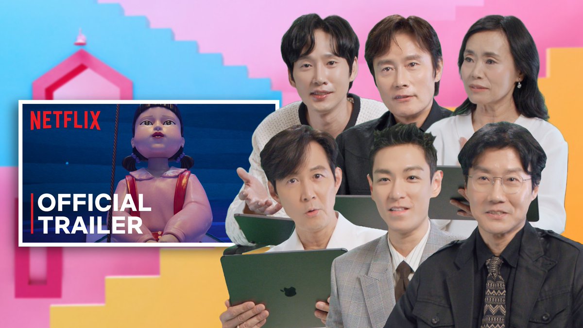 The stars of Squid Game Season 3 (and special guest T.O.P.) watch and react to the final season's trailer for the first time