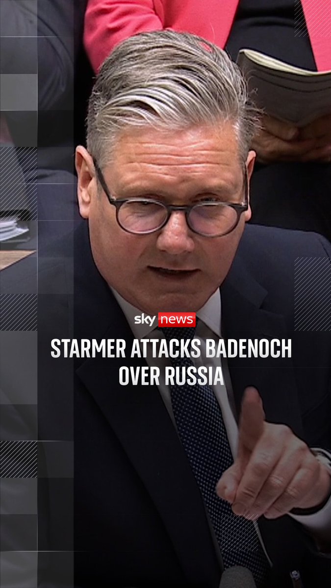 The Prime Minister accused the leader of the opposition, Kemi Badenoch, of "echoing Kremlin talking points" as he quoted her from a previous interview on Sky News. Read more politics stories here 👉
