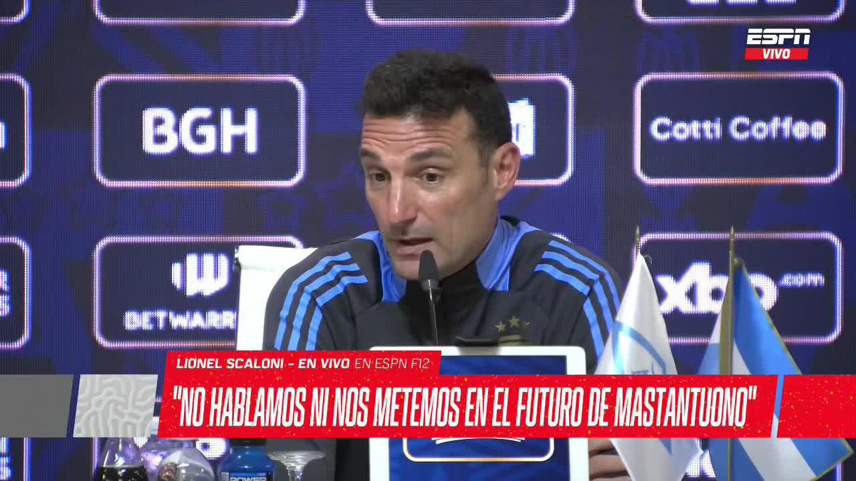 🇦🇷Lionel #Scaloni s/la preparación para el Mundial 2026: “Lo único que nos confirmó el Presidente es que hay un partido con ANGOLA, confirmado. Después no tenemos nada confirmado. Con selecciones europeas NO PODEMOS JUGAR, al menos este año no".