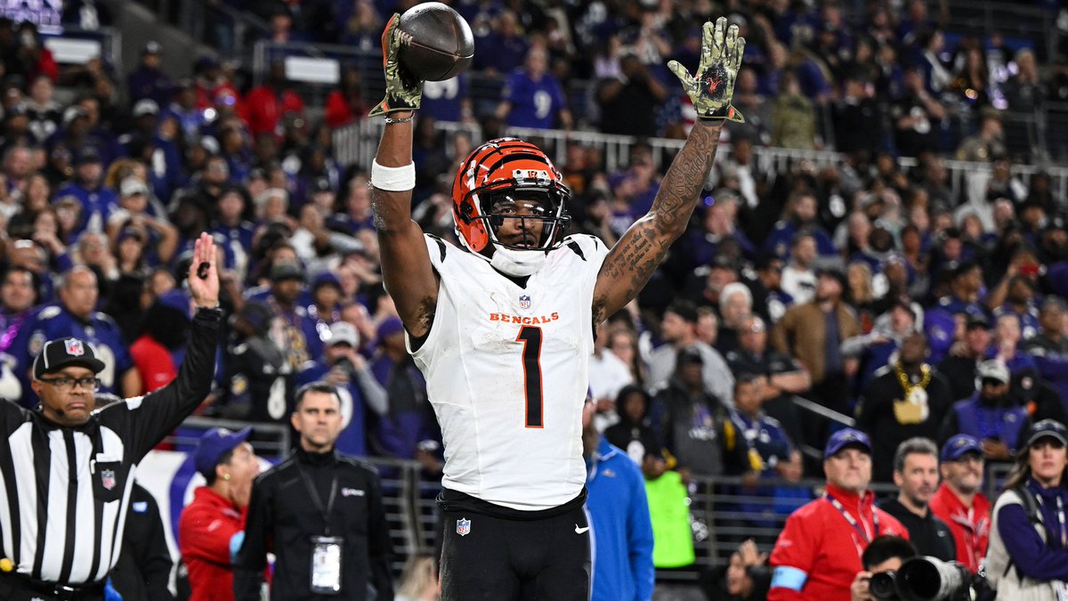 Q: Who had more receiving TDs than Ja'Marr Chase last season? A: Nobody