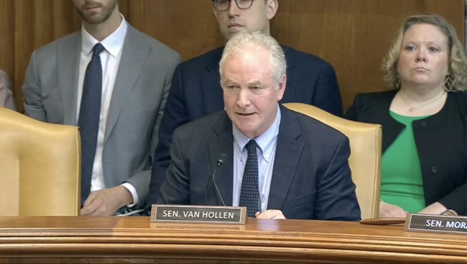 Sen. Van Hollen to Trump Commerce Secretary: Carrie is a mom and was a federal employee at the Dept. of Commerce. She received the email offering to quit her job. She didn't take the offer. Earlier this year she was on medical leave for a major spinal surgery. She was fired, reinstated, and fired again. Her health insurance was canceled and backdated, meaning she had to pay for the surgery out of pocket. This is no way to treat patriotic federal employees who are doing the work for our country