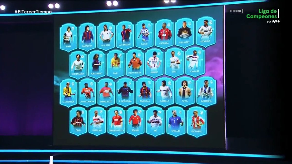 🤩 Jugadores de culto que nos marcaron. ¡Y tú puedes elegir nuestro próximo EL CROMO! Dinos, junto al hashtag #ElTercerTiempo, qué jugador crees que falta aquí. Atentos al próximo lunes 😉