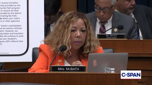 .Rep. Lucy McBath to Secretary Linda McMahon on gun violence in schools: "There's something very wrong when the highest ranking members of government officials responsible for the education and safety of our kids cannot claim that the leading cause of death among children is not a crisis."