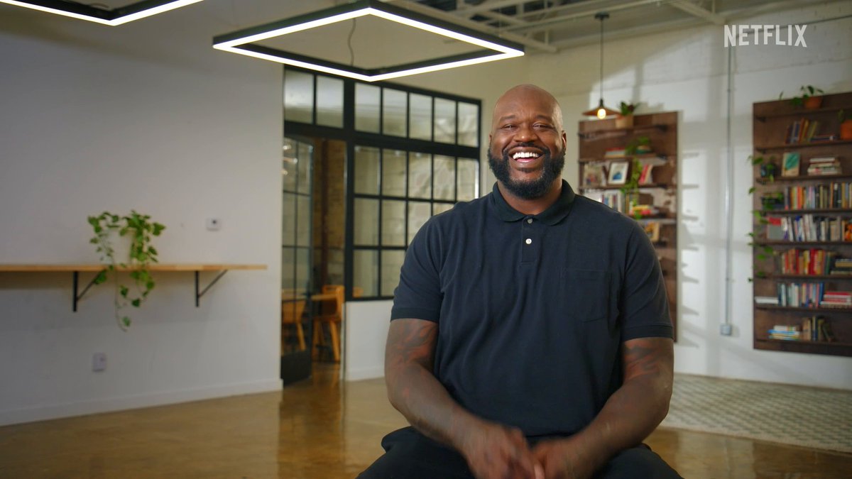 Imagine writing an email when Shaq pulls up on you 😭 Power Moves with Shaquille O'Neal is now on Netflix.