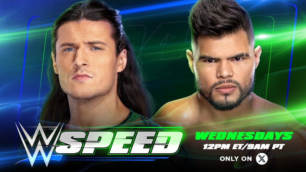 TODAY on #WWESpeed! KIT💪WIL💪SON💪 and Humberto Carrillo battle it out to see who will advance in the No. 1 Contender's Tournament 👀