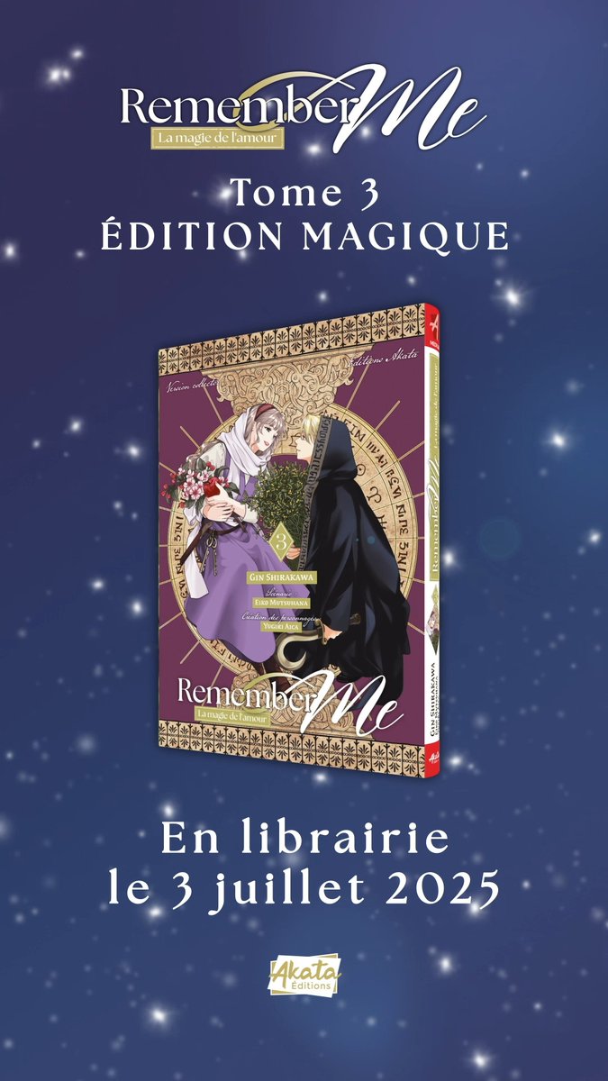 ✨ ANNONCE ÉDITION MAGIQUE ✨ Pour fêter la sortie du tome 3 de "Remember Me", et en parallèle de la variante classique, nous vous proposerons une édition magique ! THREAD ⤵️