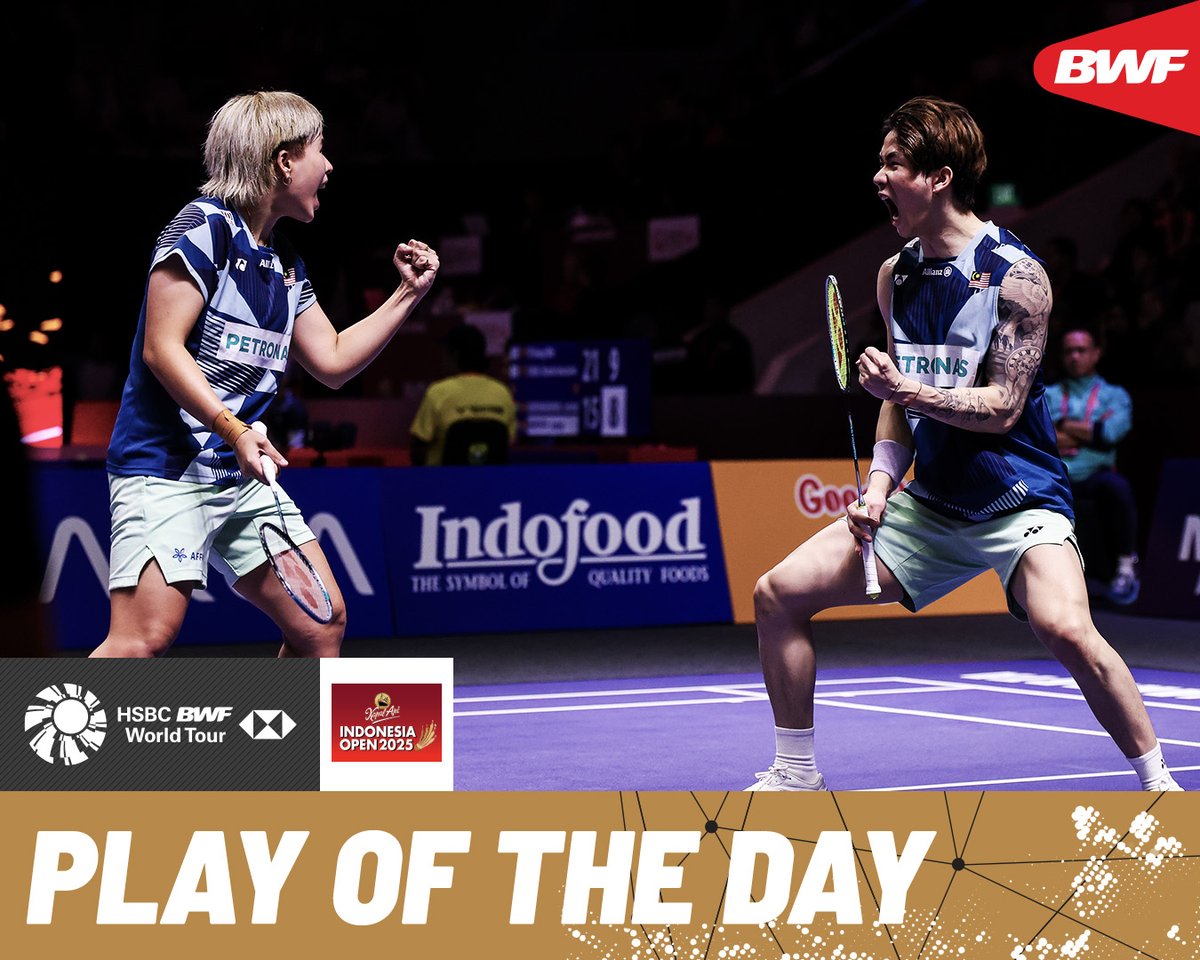 A moment of magic from Chen Tang Jie! 🔥 HSBC Sport #HSBCbadminton #BWFWorldTour #IndonesiaOpen2025