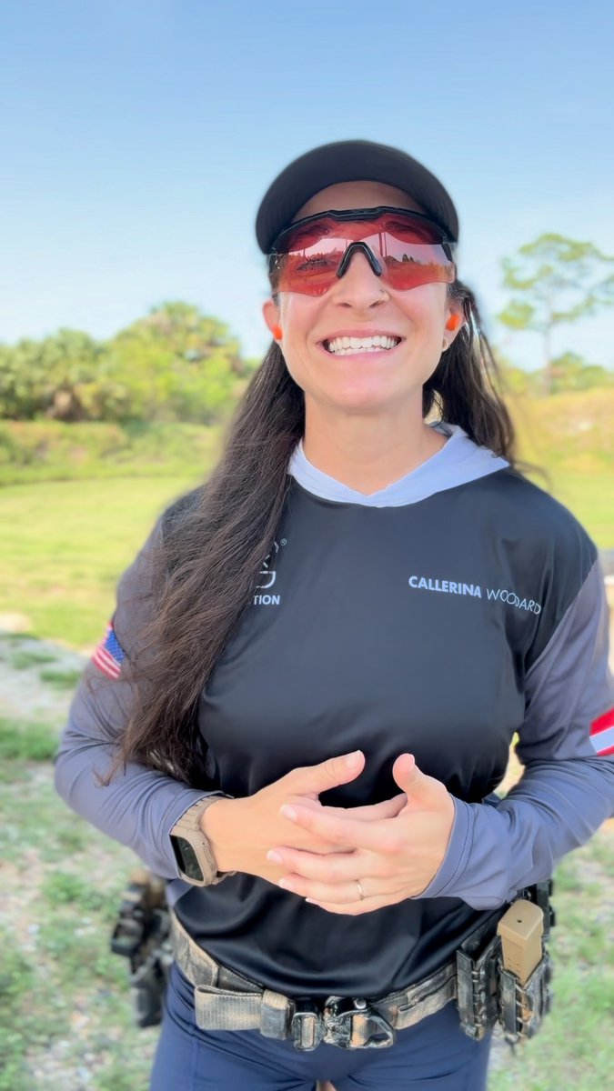 Team GLOCK’s Callerina Woodard knows that true confidence starts with safety. Whether you're on the range or at home, responsible firearm handling is non-negotiable. Take the safety pledge today at and show your commitment. #nationalsafetymonth