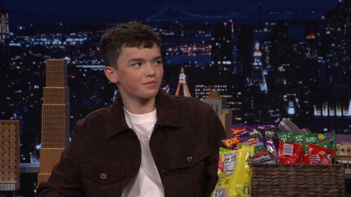 Jimmy taste tests Owen Cooper’s favorite British sweets &amp; treats! #FallonTonight