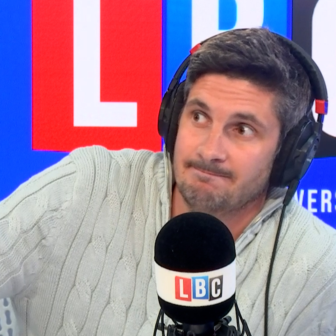 ‘The Muslims have priority over the indigenous people of our country.’ ‘Give me an example.’ ‘… I’m sorry, Tom.’ Caller Lenny is forced to apologise to Tom Swarbrick after failing to back up his claims.
