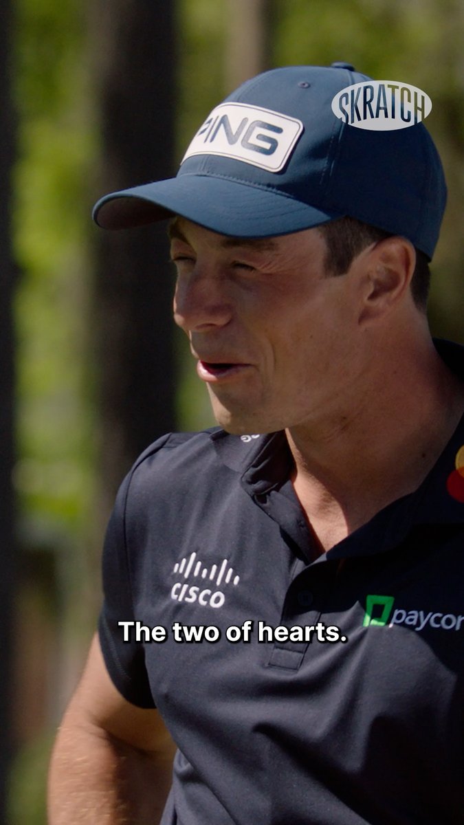An invisible card!? 🤯 Viktor Hovland's imagination becomes reality right before his eyes thanks to @ozthementalist and @travelerschamp.