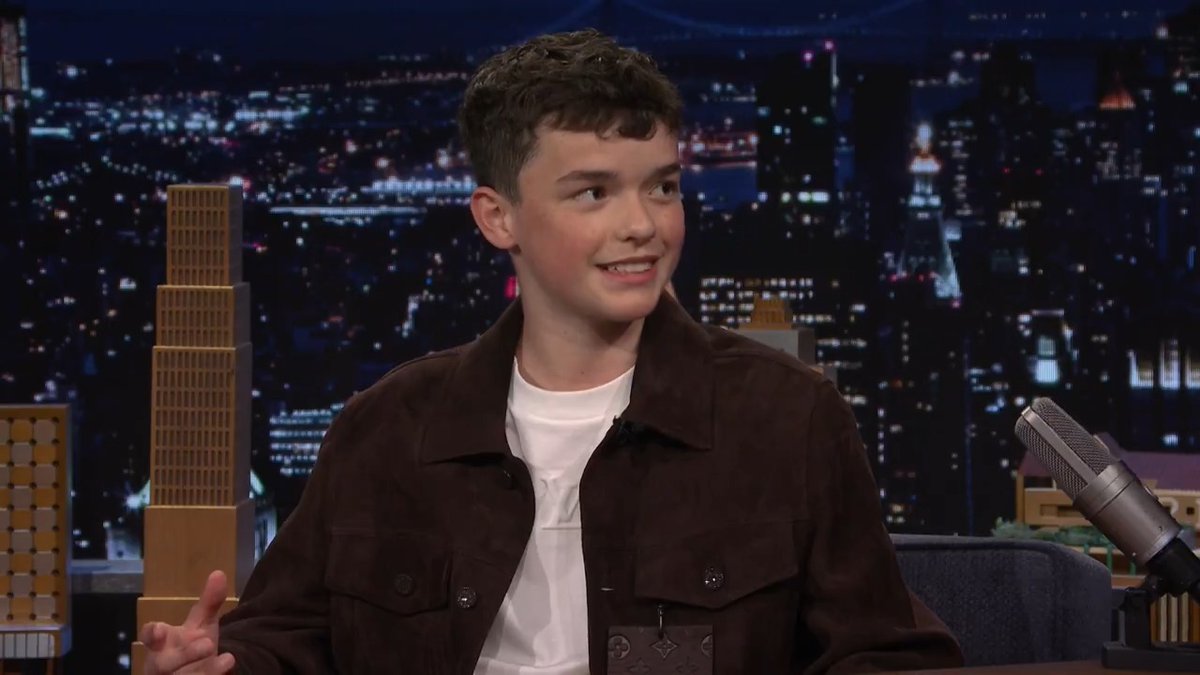 Owen Cooper reveals that Leonardo DiCaprio is a fan of Adolescence! #FallonTonight