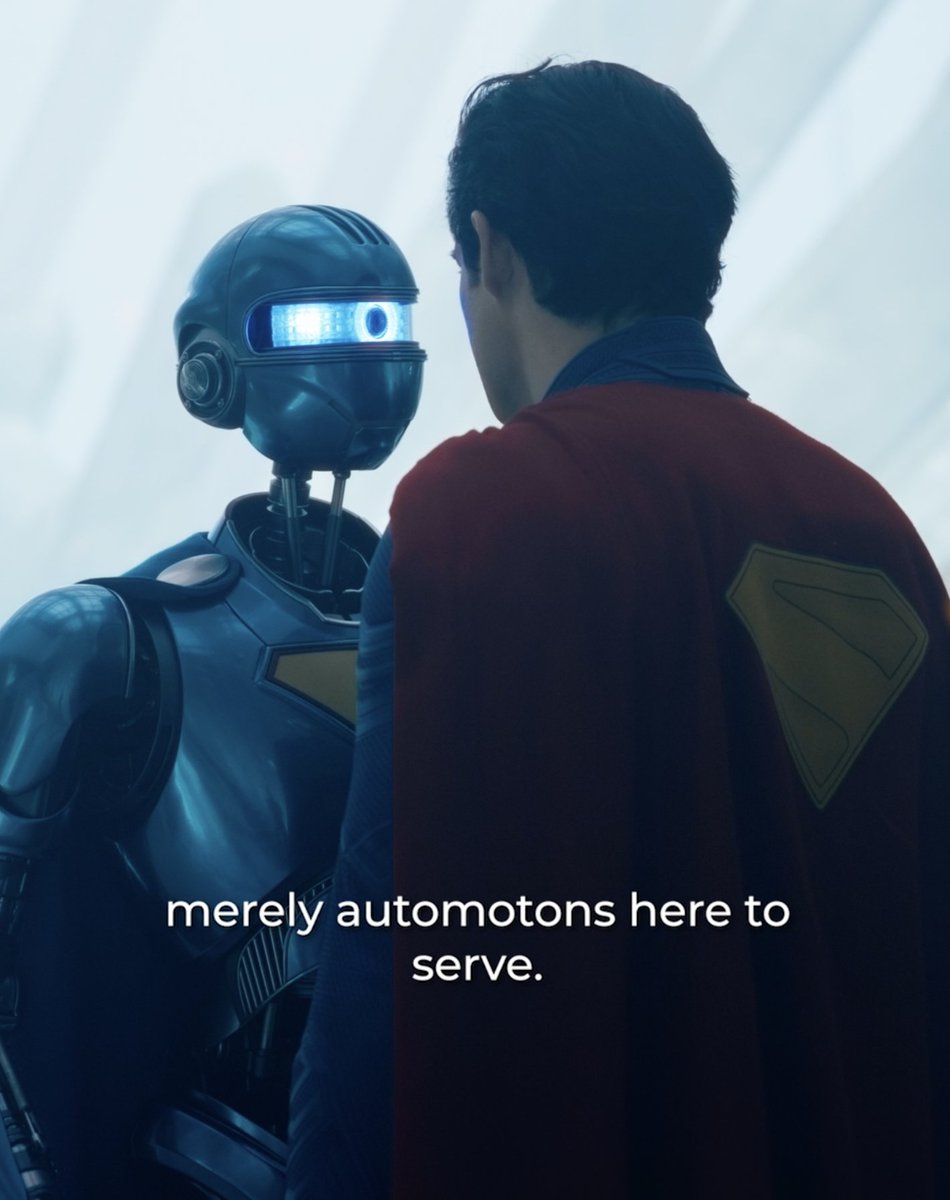 Superman Robot #4, but #1 in our hearts. 💙❤️ #Superman - only in theaters July 11.