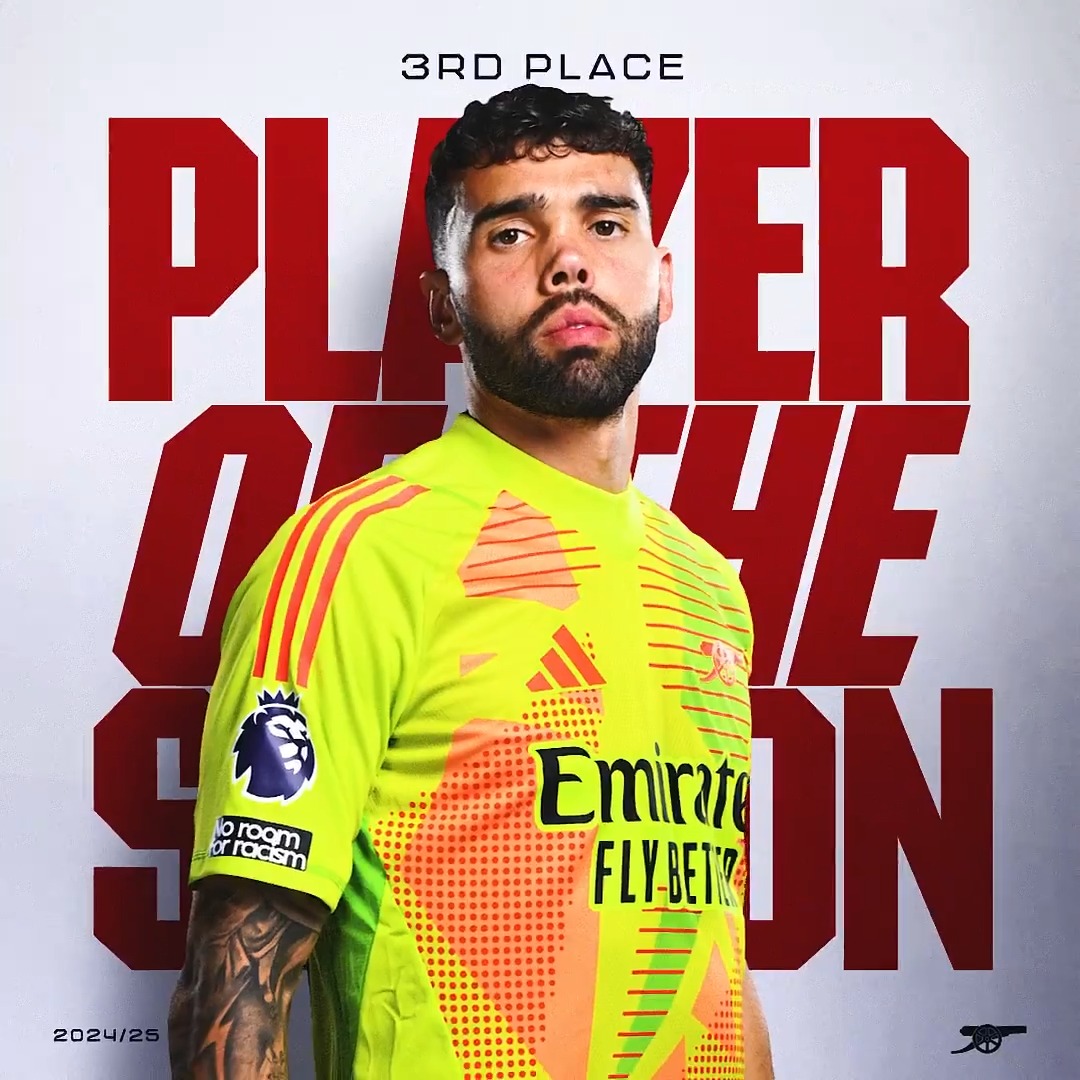 Consistently coming to the rescue 🧤 David Raya finishes third in our Player of the Season vote 🥉