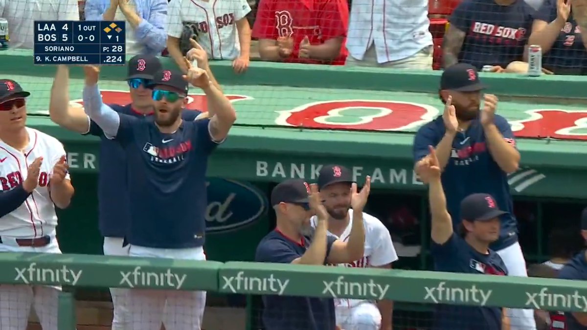 David Hamilton drives in a pair to cap off a 5-run 1st inning for the Red Sox 😤