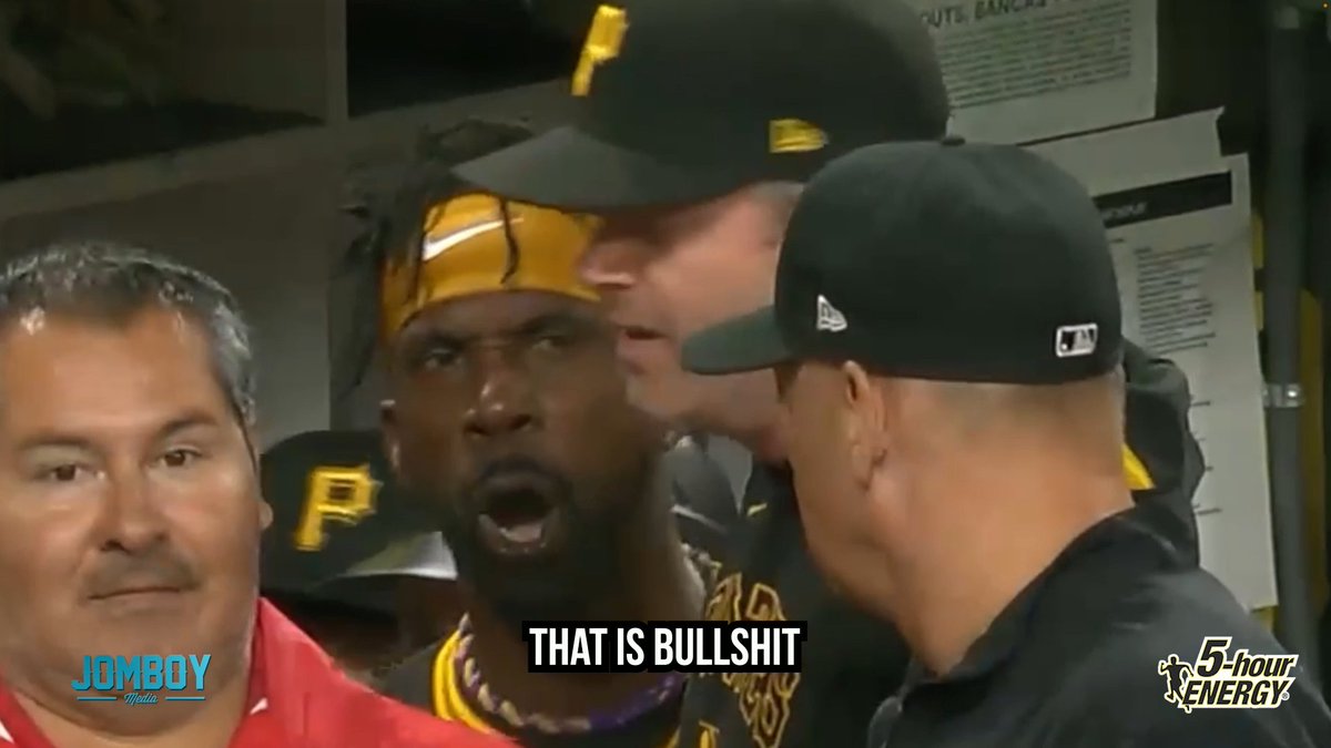 Andrew McCutchen stares at the umpire throughout the entire last inning of the game, a breakdown