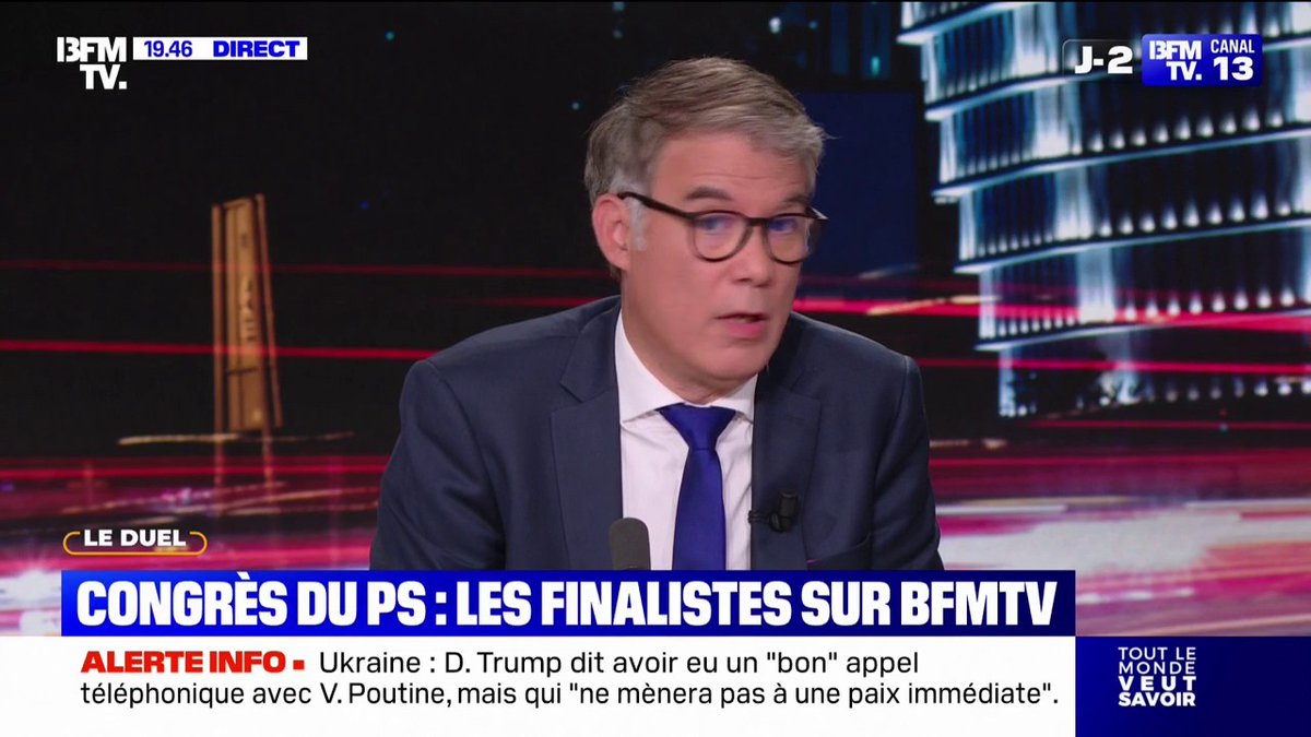 Jean-Luc Mélenchon est le "plus mauvais candidat au second tour pour la gauche parce qu'il est celui qui coalise la droite avec l'extrême droite", estime Olivier Faure