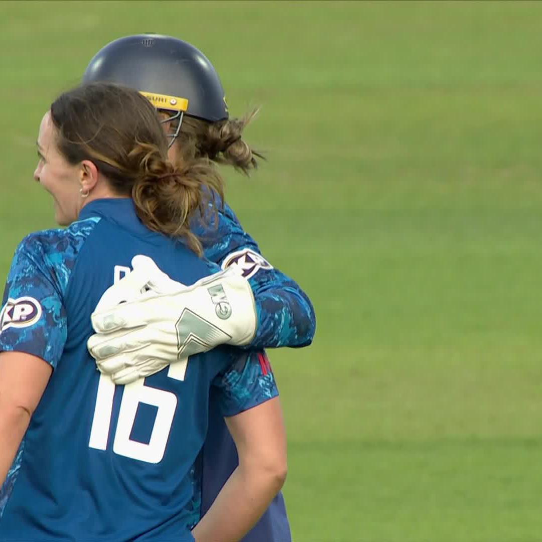Kate Cross' 100th ODI wicket 👏 Great achievement, Crossy 🫶
