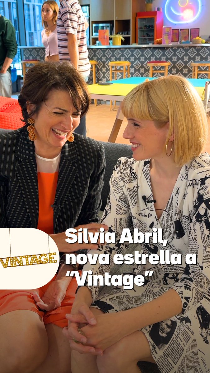 Sílvia Abril revolucionarà la segona temporada de #Vintage3Cat 🤩 Però quina relació tindrà amb la Xusa (Diana Gómez)? 👀 Pròximament, a la plataforma 3Cat i a TV3.