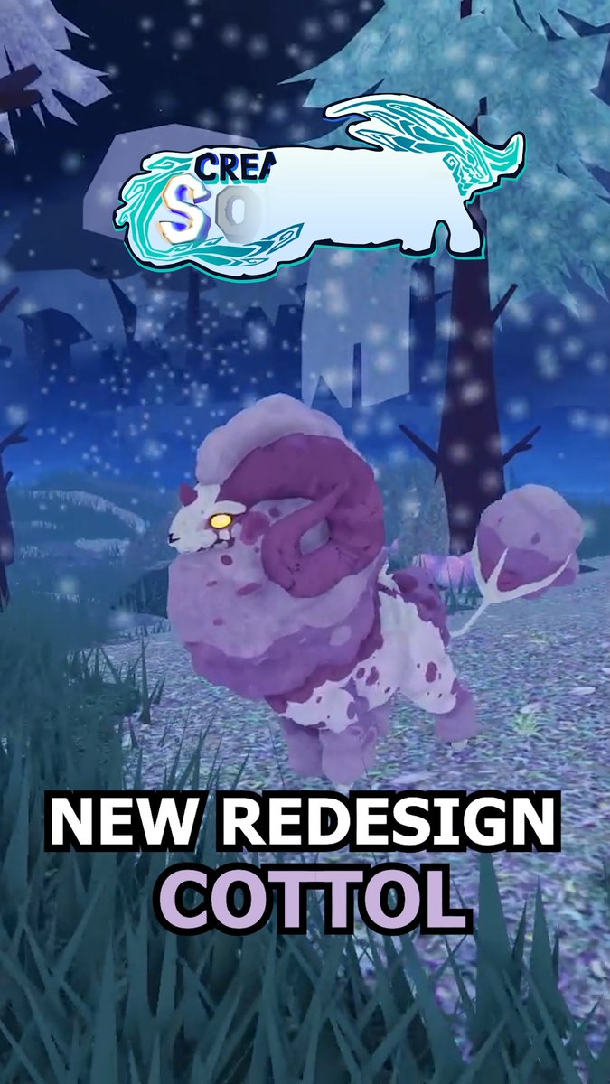 Cottol is sporting a brand new coat in this week's update in Creatures of Sonaria! What do you think of Cottol's redesign? 🐏 #CreaturesofSonaria #Roblox #RobloxDev #TwinAtlas #SonarStudios