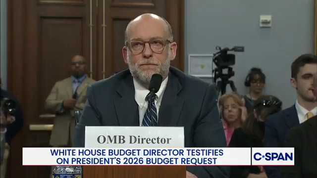 .Rep. Steve Womack: "Where's the budget?" OMB Director Russ Vought: "We believe you have the budget. Womack: "We have a skinny budget." Vought: "We thought - at the end of the day - it would confuse the Congress and confuse the American people to have two sets of proposals..."