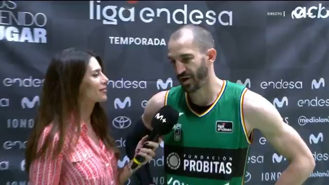 "Siempre estaré agradecido a la Club Joventut Badalona y a esta carrera que he podido hacer con ellos". 🥲 La emoción de Pau Ribas ©️. Milena Martín #PlayoffLigaEndesa