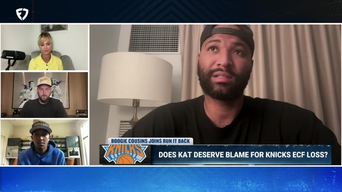 Boogie Cousins says elimination in the ECF was 'karma' for the Knicks fans' behavior 👀🗣️ "Hitting fans with trash bags...you find success and then you turn into a**holes." DeMarcus Cousins | Michelle Beadle | Lou Williams | Chandler Parsons