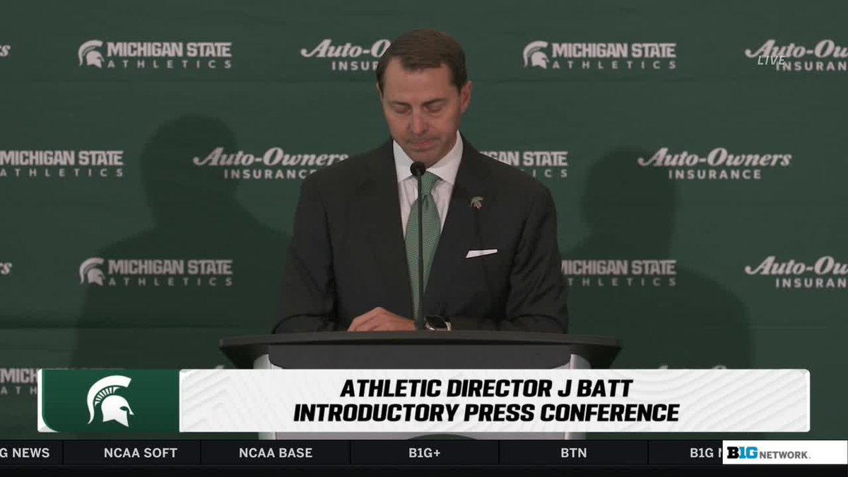 "It is an incredibly awesome time to be a part of the Big Ten Conference." 🗣️ J Batt is excited to get started in the Big Ten Conference.