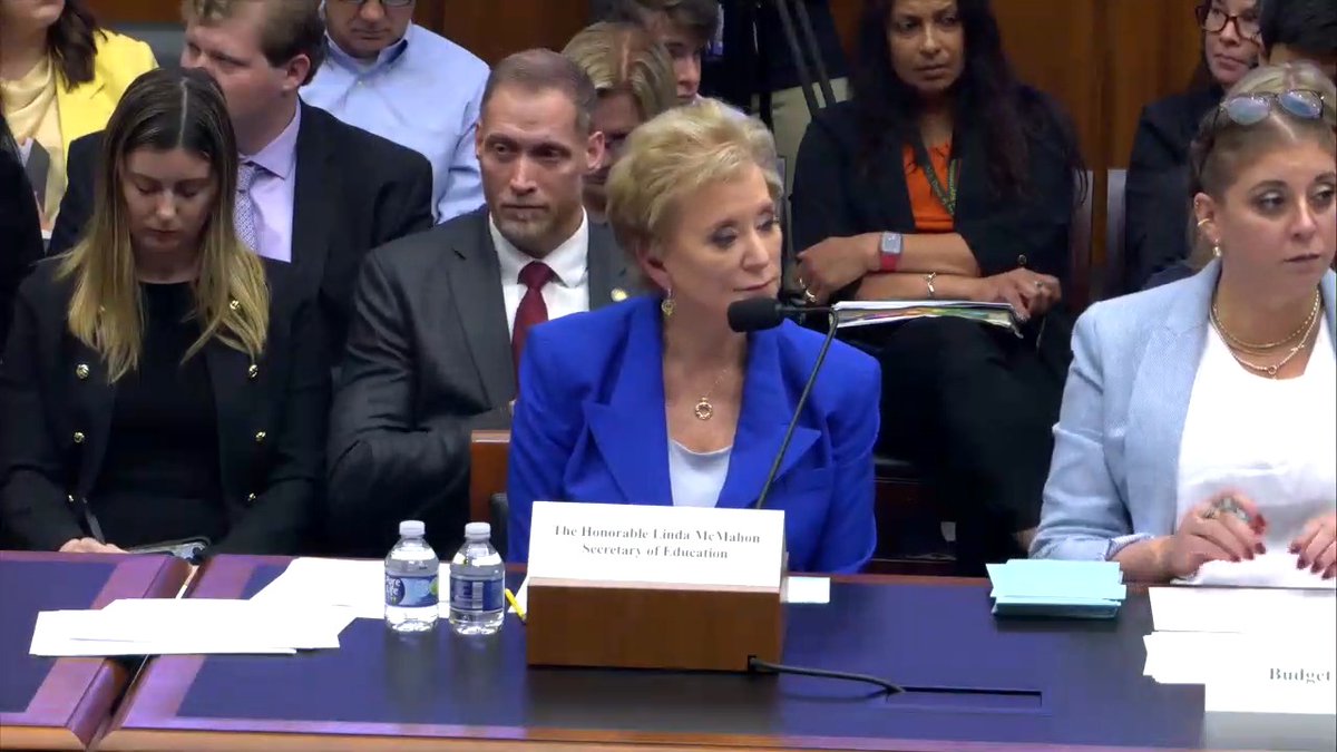 The US Secretary of Education, Linda McMahon, seemingly does not know about the 1921 Tulsa Race Massacre or Ruby Bridges: “I will look into it and get back to you.”