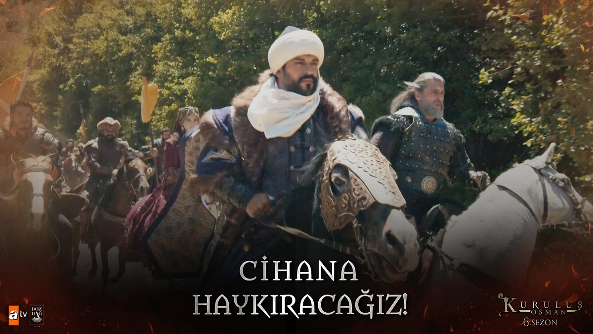 “Sonsuza kadar adalet, sonsuza kadar hürriyet!” “Justice forever, freedom forever!” #KuruluşOsman heyecan dolu sezon finali bölümüyle #atv’de devam ediyor! Bozdağ Film atv